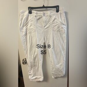 White Casual Pants - Size 8